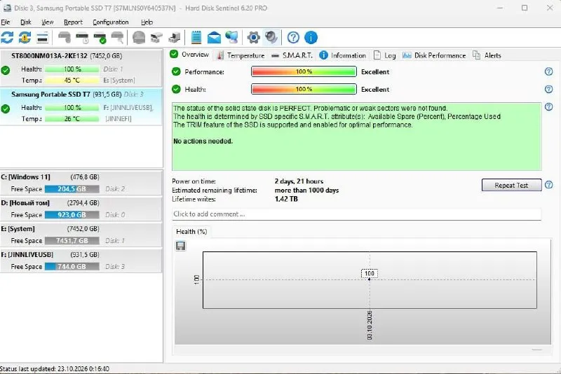 Portativ SSD Samsung T7 1TB 4 Portativ SSD Samsung T7 1TB 4