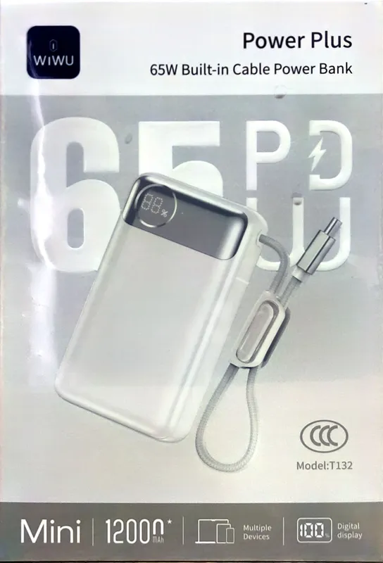 Powerbank Wiwu power plus T132