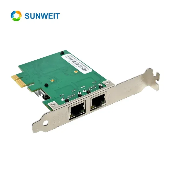 PCi-e Realtek RTL8111H Dual RJ45 Gigabit 1