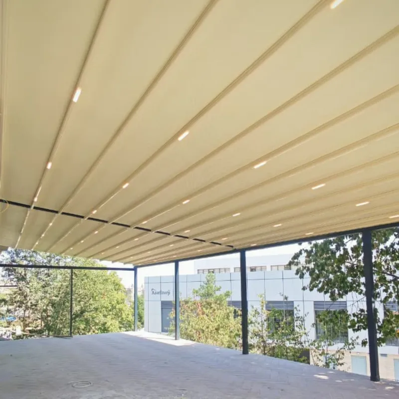 Motorli toxtatilgan pergola Подвесная пергола — фото 7 Motorli toxtatilgan pergola Подвесная пергола — фото 7