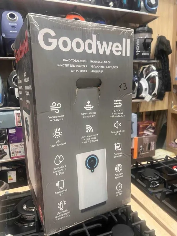Очиститель + увлажнитель воздуха Goodwell 2в1 с гарантией 1 год!! — фото 1