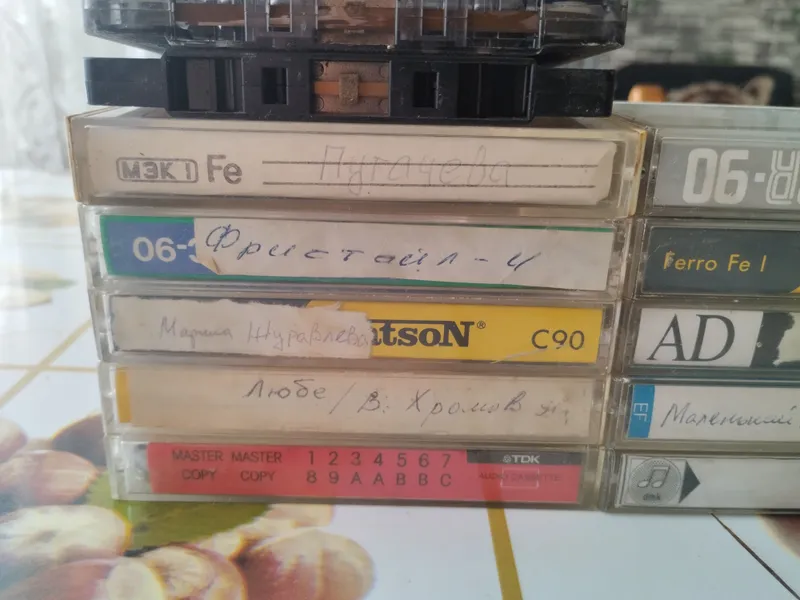 аудио кассеты 80-90-гг 1 аудио кассеты 80-90-гг 1