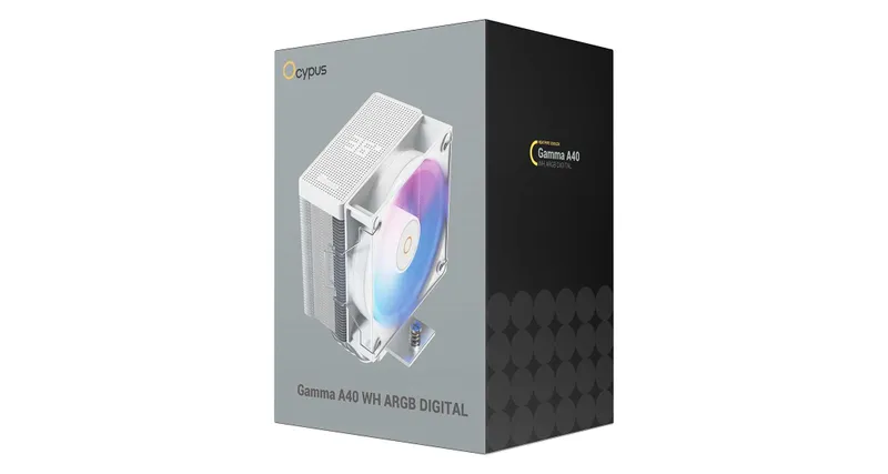 \ Кулер для процессора Ocypus Gamma A40 WH ARGB Digital 2 \ Кулер для процессора Ocypus Gamma A40 WH ARGB Digital 2
