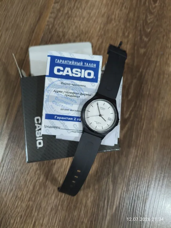 Casio MW59 часы оригинал всё в комплекте 5