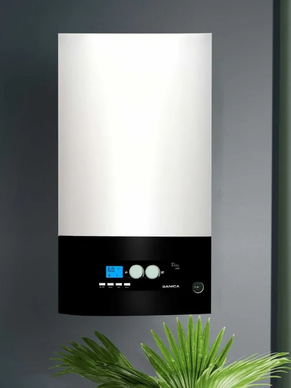 SANICA 24kVt gaz kotel katyol Двухконтурный газовый кател котёл катйол