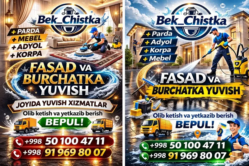 Mebel va gilam yuvish
