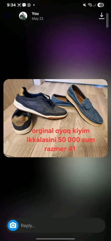 Erkakalar oyoq kiyimi