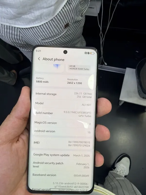 Honor X9b 5g +8gb 5 Honor X9b 5g +8gb 5