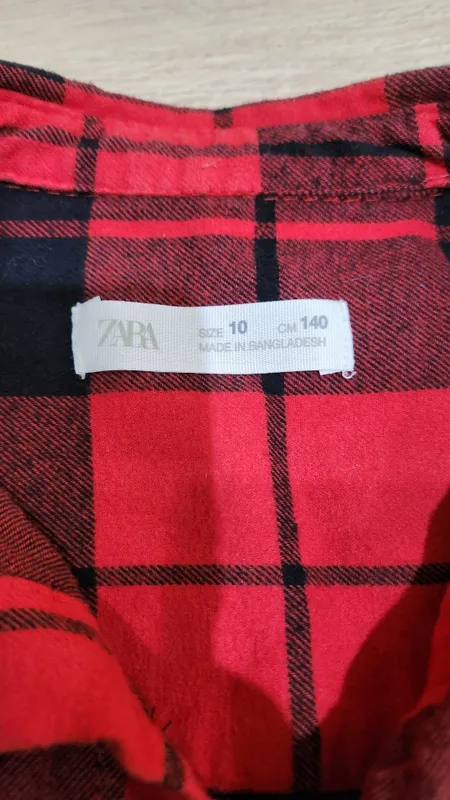 Рубашки Zara на девочек — фото 1