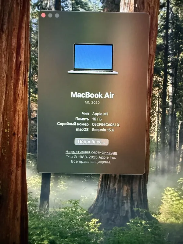 Macbook air m1 состояник как новый — фото 2