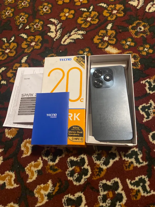 Tecno spark 20C Xotira 128/4 ugʻil bola ishlatgan
