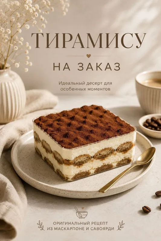 Тирамису на заказ