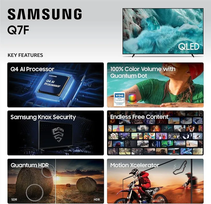 75" QLED Q7F5 4K Samsung Vision AI Smart TV Новинка 2025 — фото 3 75" QLED Q7F5 4K Samsung Vision AI Smart TV Новинка 2025 — фото 3