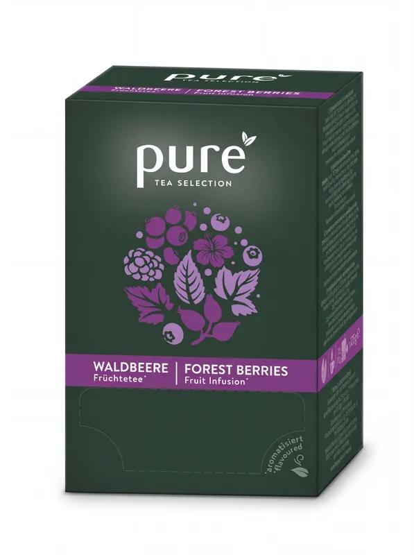 Pure Tea Selection Waldbeere o‘rmon mevalari choyi 25 dona 2