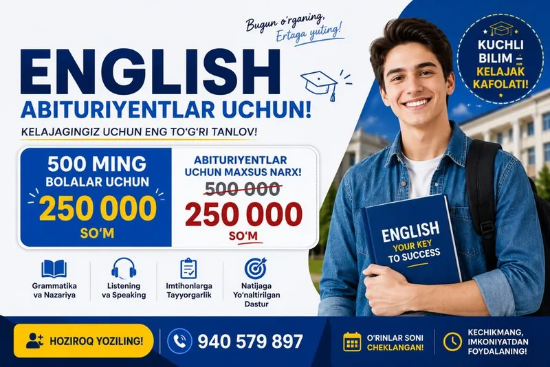 Ingliz tili o’quv kursi 1