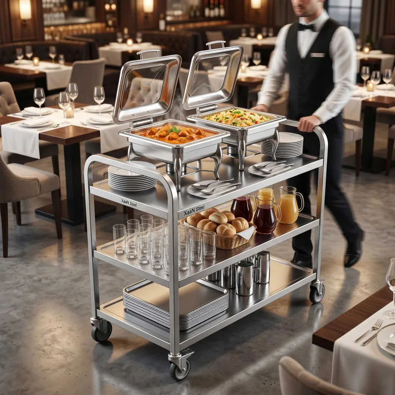 Тележки для Ресторана Nerjaveyka Нержавейка / Servis stoli — фото 6