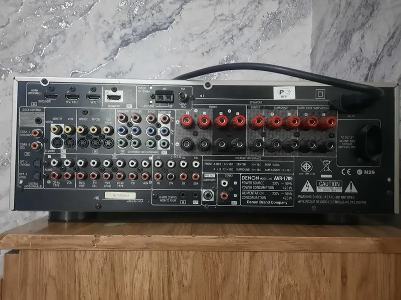 DENON avr 1709 ресивер/домащный кинотеатр