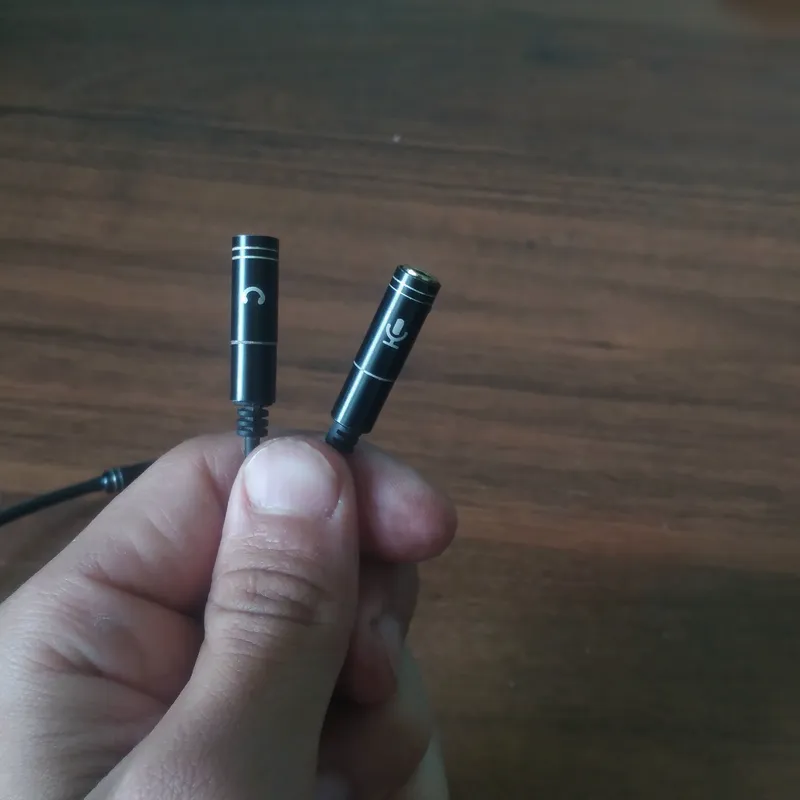 Kabel, ADAPTER - Mikrafon va Headphone ulash uchun — фото 1