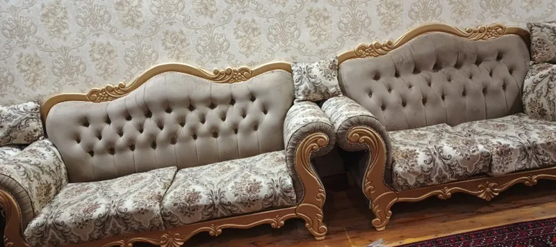 Кресло дивпн комплект 4 талик, сотилади холати яп янги , срочно!!! — фото 2