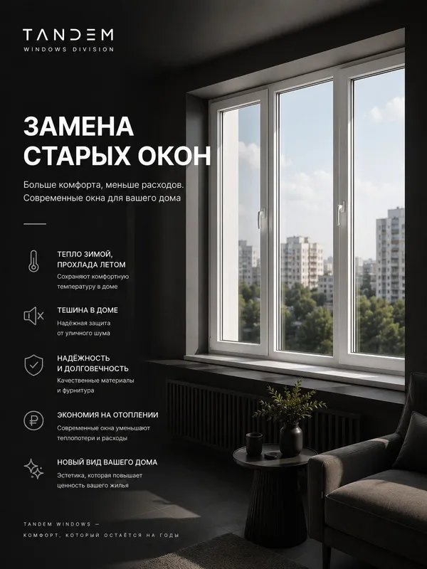 Замена старых окон | Быстро, аккуратно, с гарантией 3