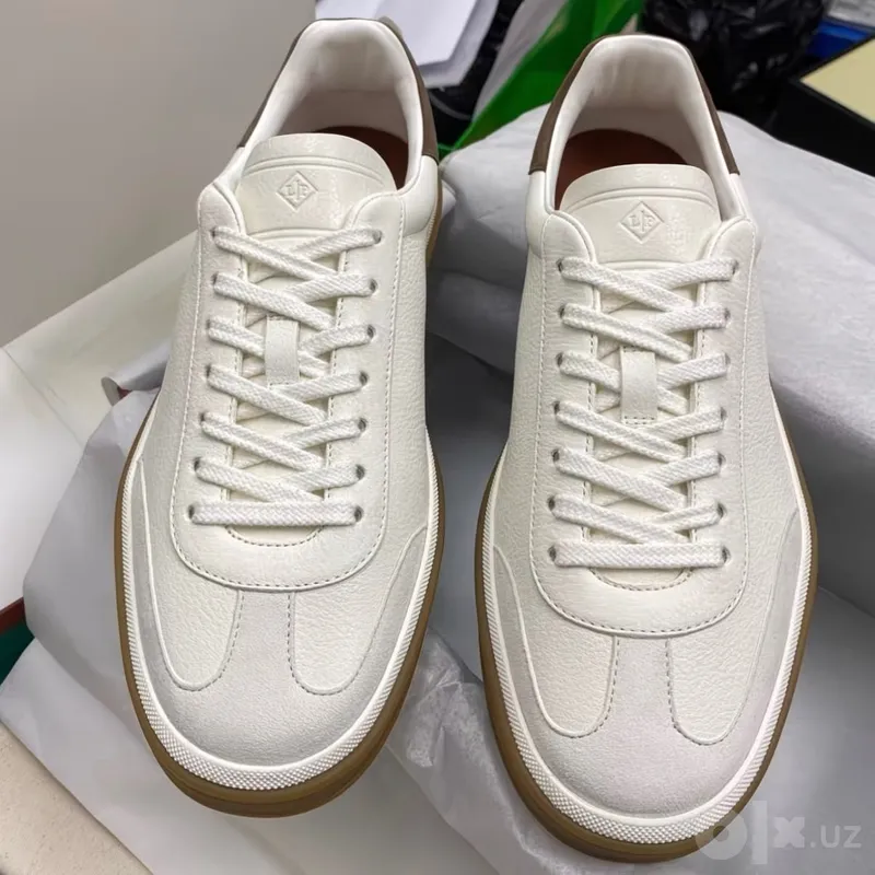 Кеды Loro Piana, классические, кожаные 1