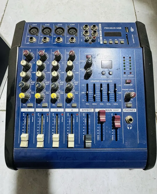 Акустическая система AiX Voice, 2 колонки + микшер PMX402 USB — фото 3