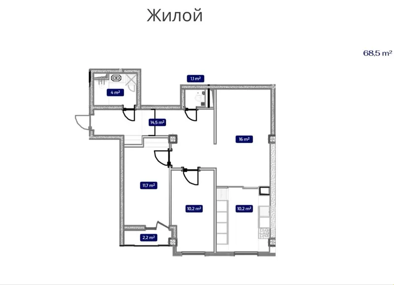 Продается экобазар 3 х ком в рассрочку ипотека 17% — фото 4