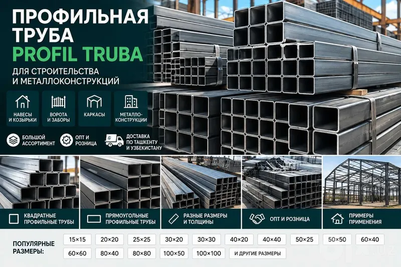 Profil truba | Профильные трубы для строительства | Optom 1 Profil truba | Профильные трубы для строительства | Optom 1