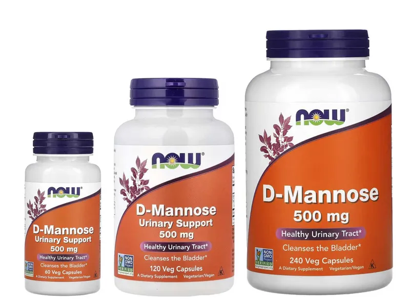 NOW Foods D-Mannose D-манноза 500 мг Д манноза d mannoza d-mannose