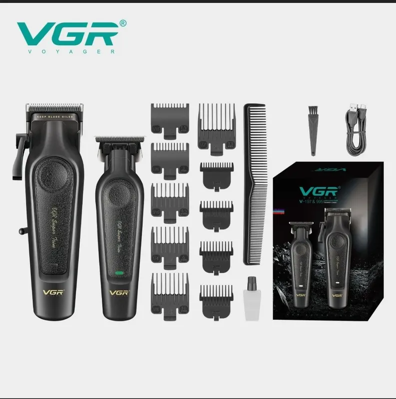 VGR V - 197 & 995 Combo. Soch va soqol olish uchun Clipper va trimmer