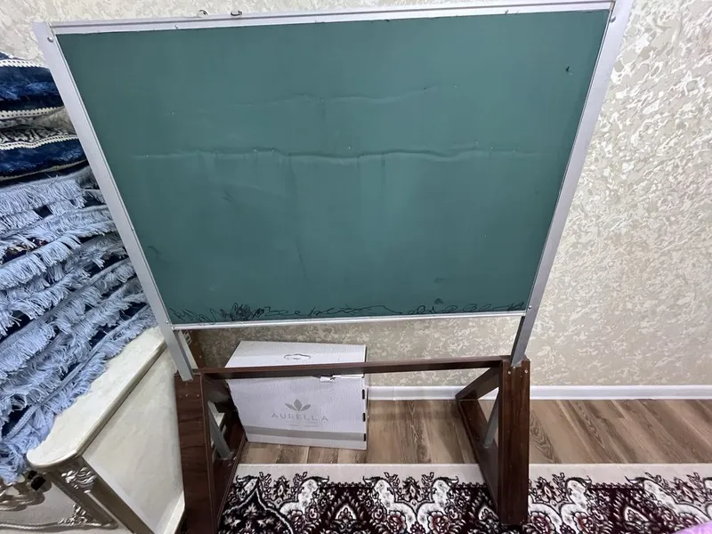 Двусторонная учебная доска (для мела и маркера) — фото 1