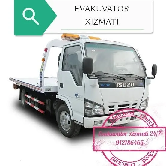 Evakuvator xizmati 24/7 teskorbek