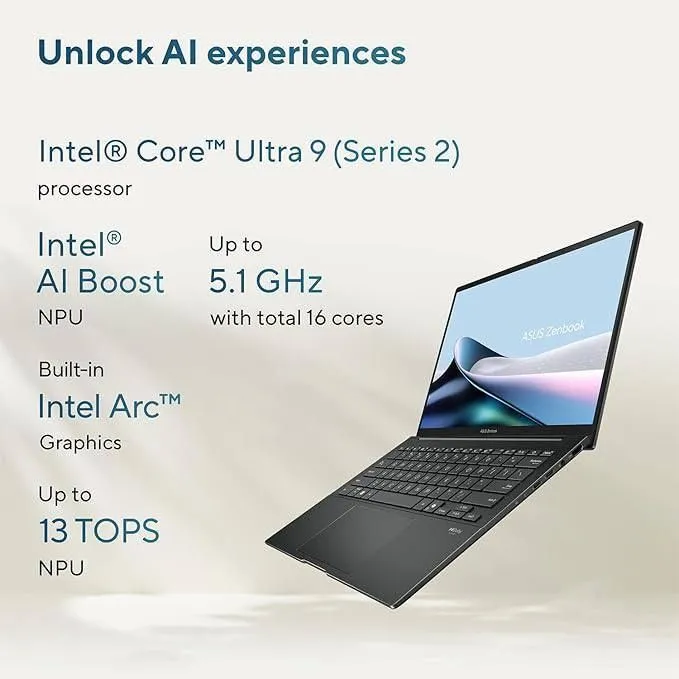 Asus zembook Ultr 9-285H 14.0 Oled 3K 120Hz