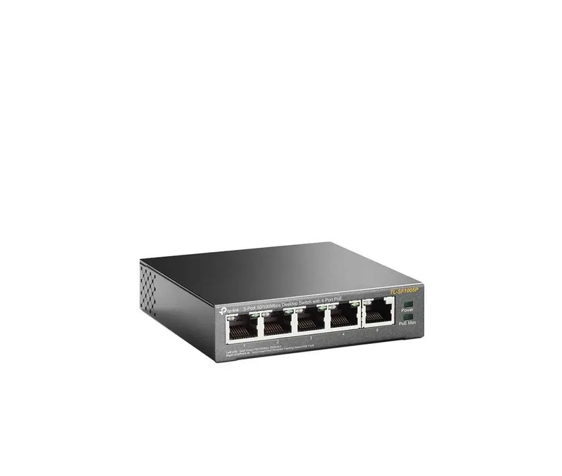 | Коммутатор TP-Link TL-SF1005P 5-Port Fast Ethernet PoE 2 | Коммутатор TP-Link TL-SF1005P 5-Port Fast Ethernet PoE 2