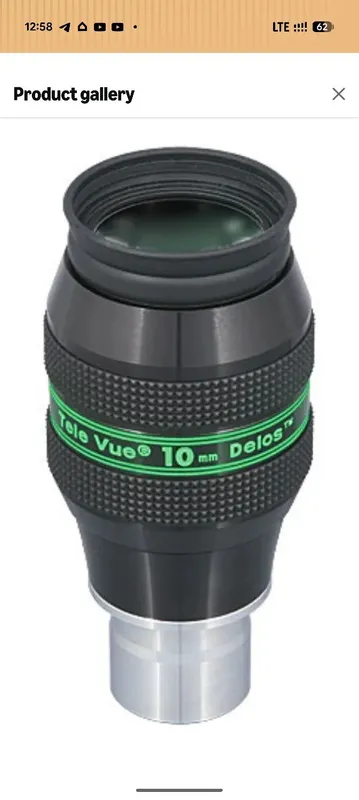 Окуляр Tele Vue 1.25" 10mm Delos Eyepiece Окуляр Tele Vue 1.25" 10mm Delos Eyepiece