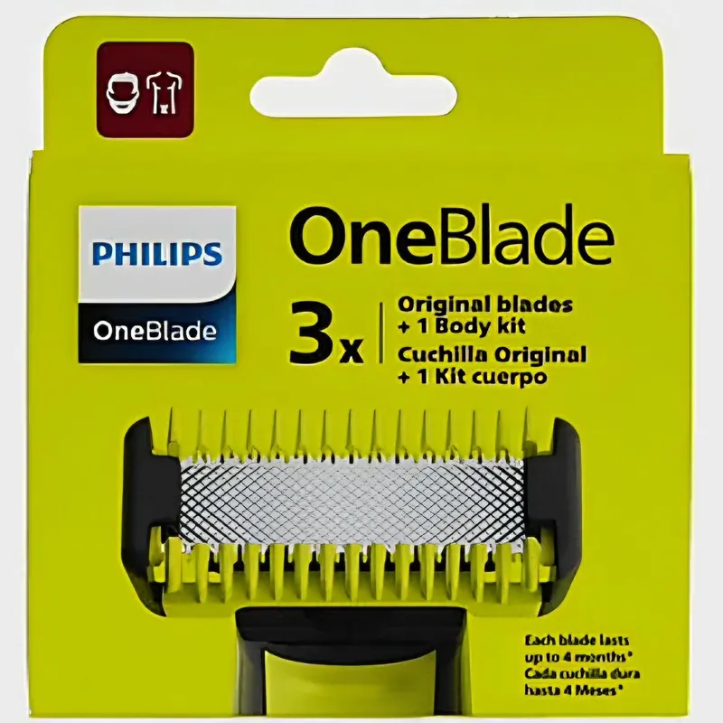 Original Philips One blade Оригинальные лезвия 3