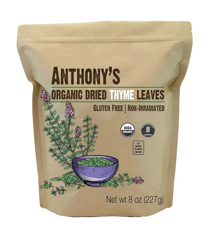 Anthony’s Organic органический тимьян премиум качества 220 г [США] — фото 3