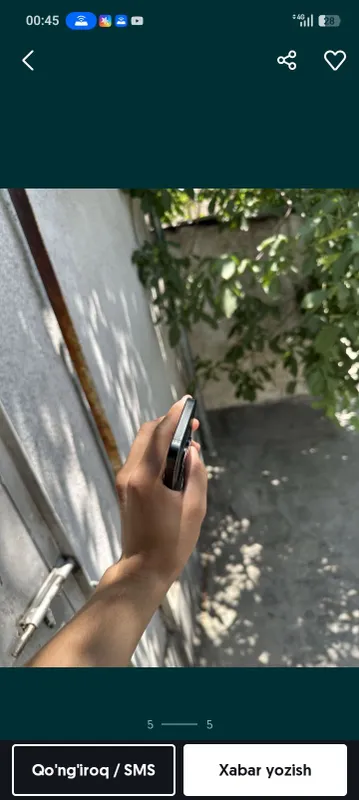 iphone 15 pro black 128Gb holati yaxshi 84% 1