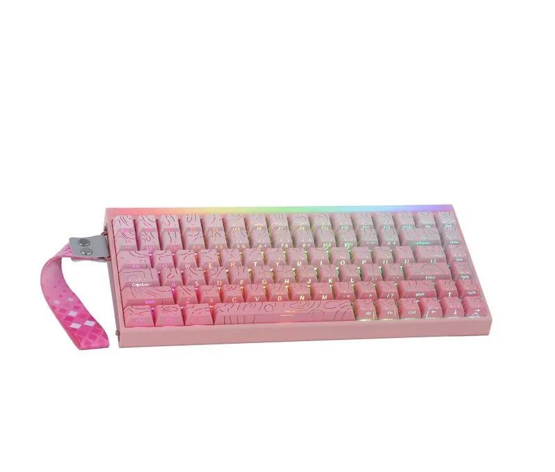 | Клавиатура AULA HERO 84 HE Pink магнитная USB-C — фото 1 | Клавиатура AULA HERO 84 HE Pink магнитная USB-C — фото 1