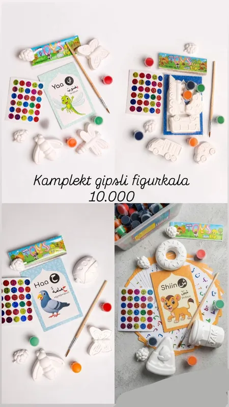 gipsli figurkalar