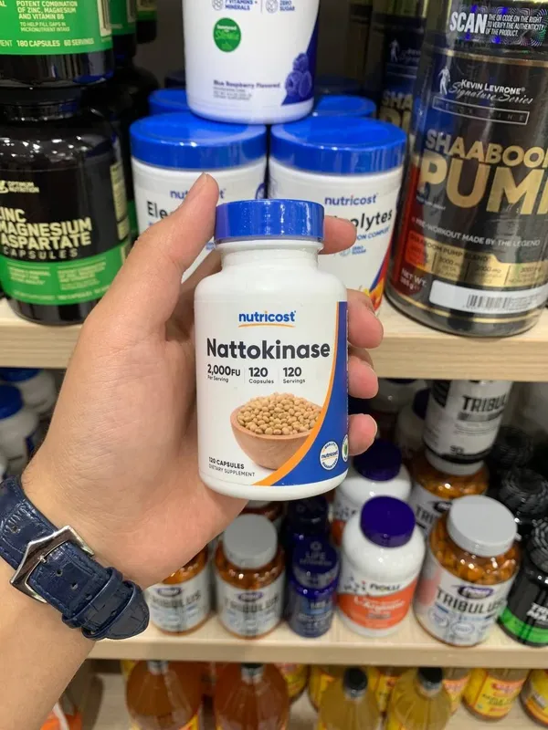 Nutricost Nattokinase (2000 FU, 120 kapsule)