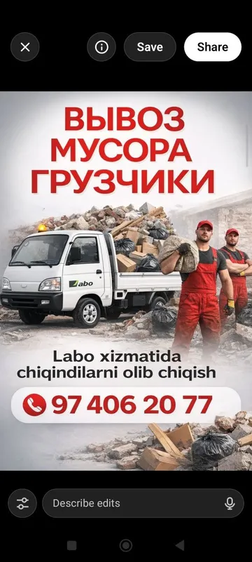 CHIQINDILARINI OLIB KETISH XIZMATI Uy, kvartira, pod’ezd yoki ofisi — фото 3