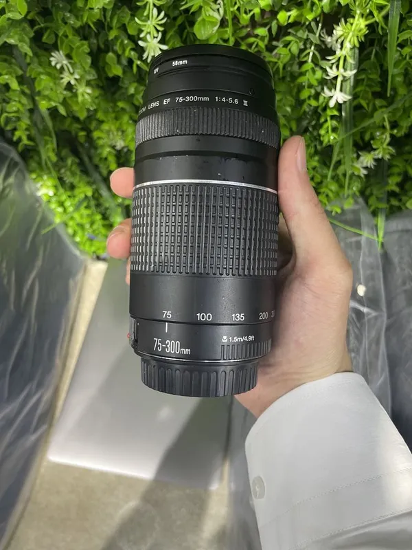 Canon zoom lens ef 75-300mm — фото 2
