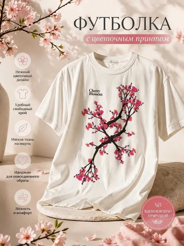 Футболка Cherry blossom