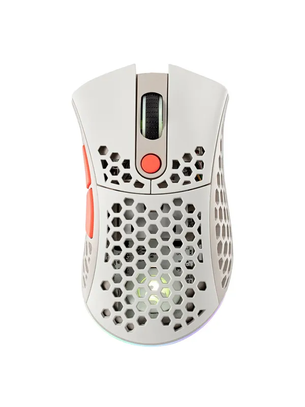 Игровая мышь 2E Gaming HyperSpeed Lite WL, беспроводная, оптическая, 6 клавиш, RGB-подсветка, белый — фото 1