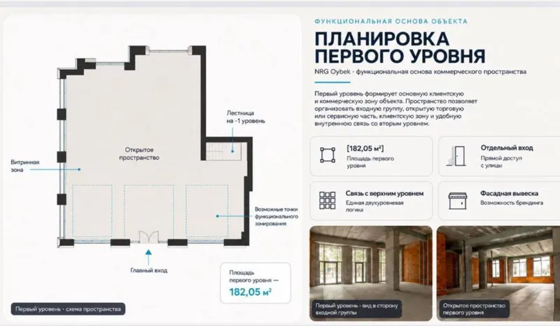 Аренда коммерческое помещение ЖК NRG Oybek 480 м2 2 Аренда коммерческое помещение ЖК NRG Oybek 480 м2 2