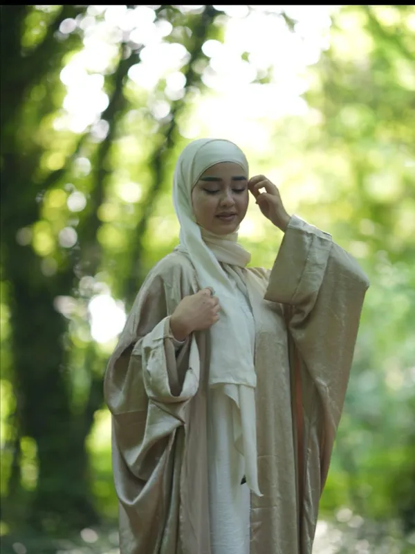 Vecherniy abaya+baza dvoyka (yengi kalta)