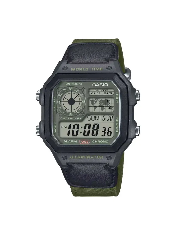 Casio Royale AE-1200 – Мужские часы с японским механизмом и World Time 2 Casio Royale AE-1200 – Мужские часы с японским механизмом и World Time 2