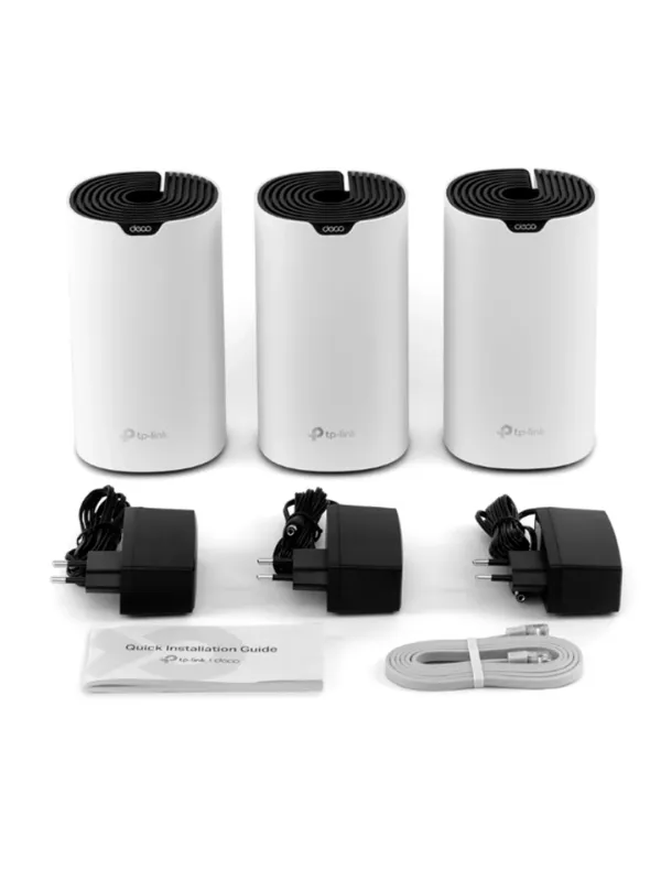 Mesh Wi-Fi TP-Link Deco S7 2.4/5GHz, 3-pack Gigabit 3 Mesh Wi-Fi TP-Link Deco S7 2.4/5GHz, 3-pack Gigabit 3