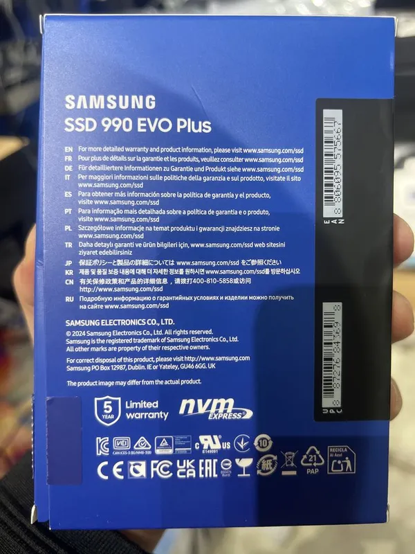 M2 nvme 4Tb Samsung 990 EVO Plus 3 M2 nvme 4Tb Samsung 990 EVO Plus 3
